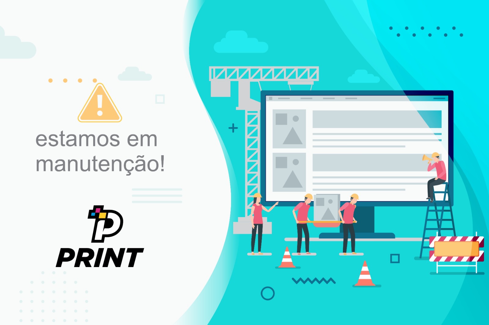 Página em Manutenção